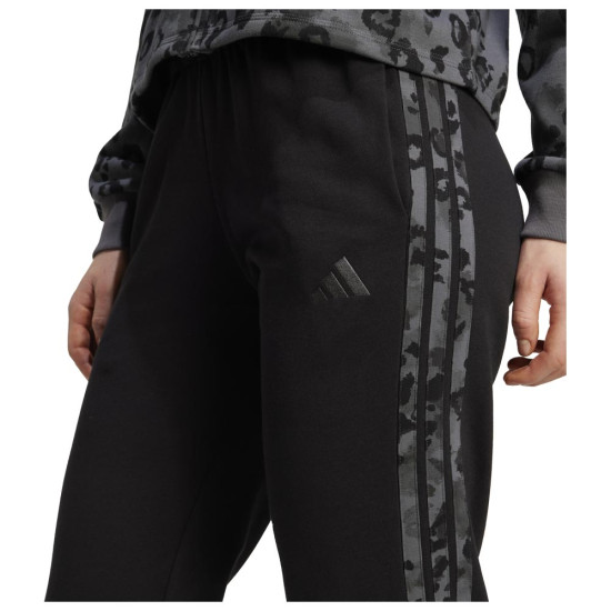 Adidas Γυναικείο παντελόνι φόρμας Essentials 3-Stripes Animal Print Pants